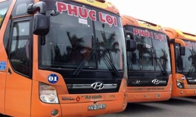 Xe Phúc Lợi Mặt trước xe Giường nằm 40 chỗ (WC)