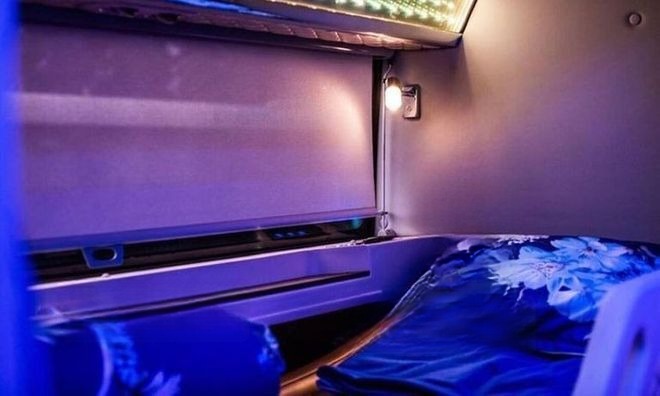 Xe Lovabus Giường nằm Tiện ích Nội thất Giường nằm Limousine 22 chỗ