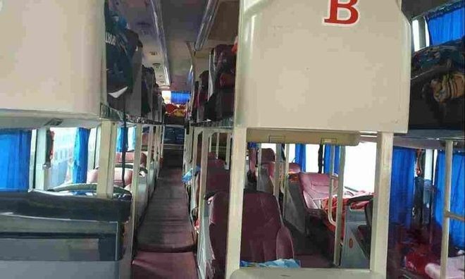 Xe Đức Quyến Nội thất Giường nằm 40 chỗ