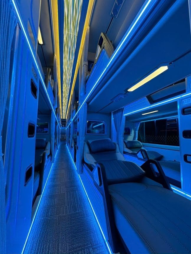 Xe Nguyên Dịu Giường nằm Tiện ích Nội thất Limousine 34 phòng