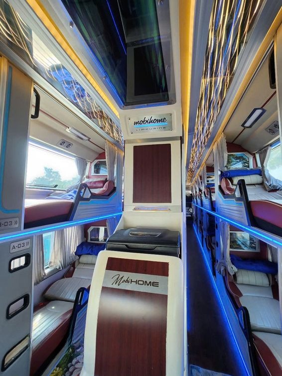 Xe Mười Phương - Quảng Ngãi Giường nằm Tiện ích Nội thất Luxury 34 phòng