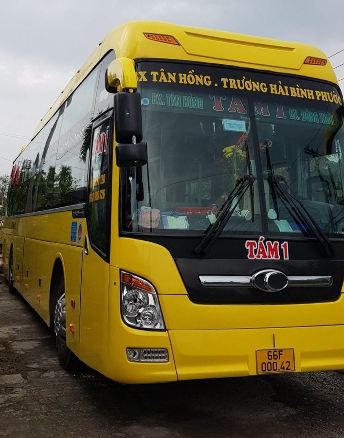 Xe Tám Mặt trước xe Bên hông xe Giường nằm 45 chỗ