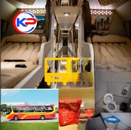 Xe Khanh Phong Nội thất Limousine giường phòng 20 chỗ (WC)