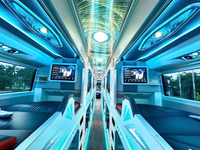 Xe Nguyên Khang Limousine Giường nằm Tiện ích Nội thất Limousine 24 phòng