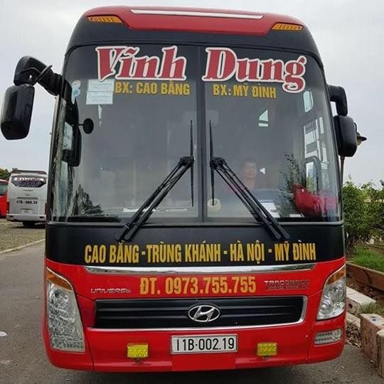 Xe Vĩnh Dung Mặt trước xe Giường nằm 41 chỗ