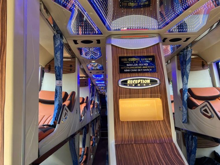 Xe Hải Cường Giường nằm Tiện ích Nội thất Limousine 34 phòng