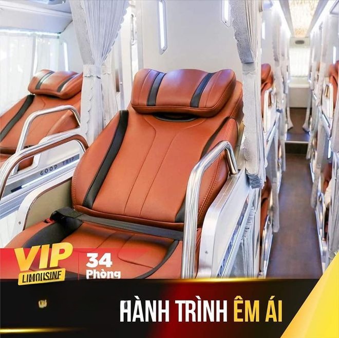 Xe Rạng Đông Buslines Giường nằm Limousine 34 phòng
