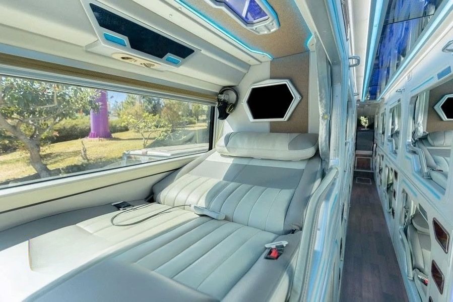 Xe Cát Bà Luxury Giường nằm Tiện ích Nội thất Cabin 26 phòng