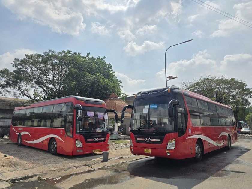 Xe Khánh Nhân Mặt trước xe Giường nằm 46 chỗ