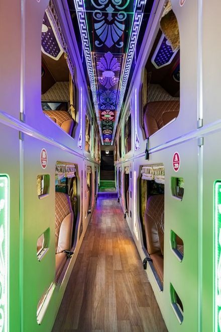 Xe Sapa Dragon Express Tiện ích Limousine giường phòng 22 chỗ