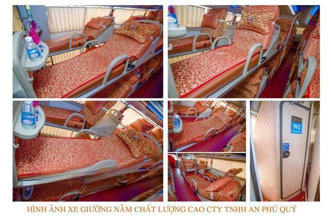 Xe An Phú Quý Tiện ích Nội thất Giường nằm Giường nằm 34 chỗ (Có WC)