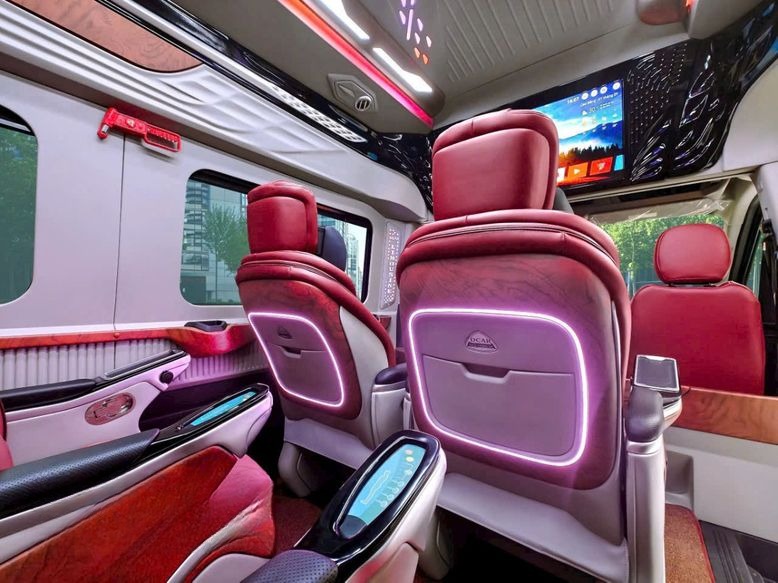 Xe Thanh Lịch Tiện ích Nội thất Limousine 12 chỗ