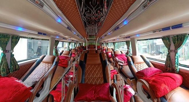 Xe Xuân Tráng Limousine Giường nằm Nội thất Giường nằm 40 chỗ