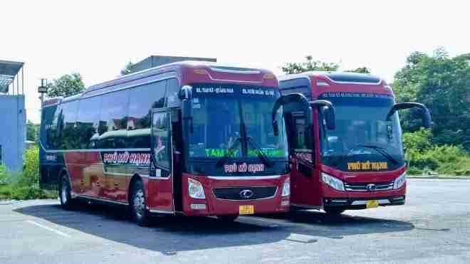 Xe Phú Mỹ Hạnh Bên hông xe Giường nằm 44 chỗ 