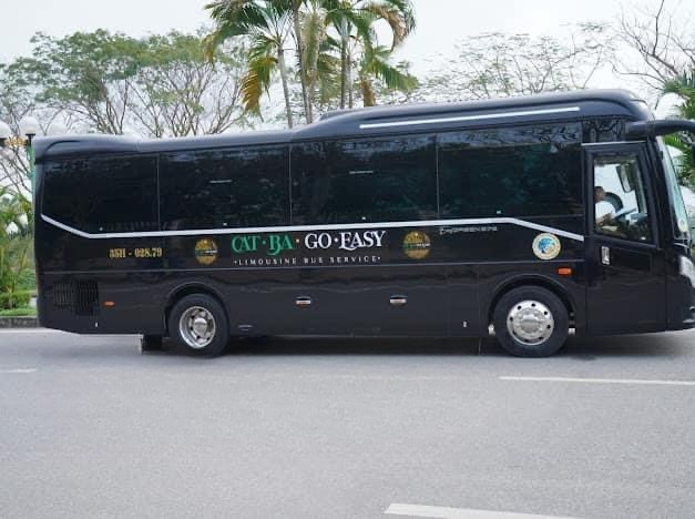 Xe Cát Bà Easy Bên hông xe Limousine 19 chỗ