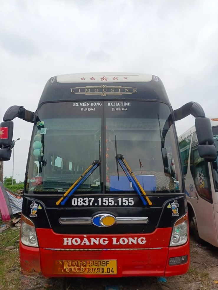 Xe Tân ABA (Hải Dương) Mặt trước xe Giường nằm 40 chỗ