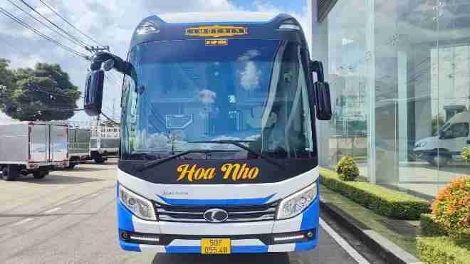 Xe Hoa Nho Limousine Mặt trước xe Limousine giường phòng 22 chỗ
