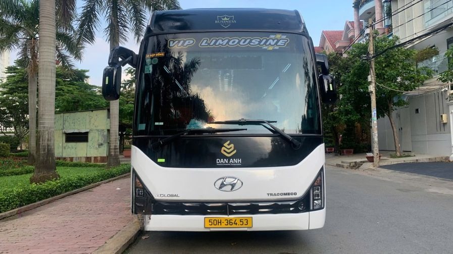 Xe Đan Anh Mặt trước xe Ghế ngồi 29 chỗ 
