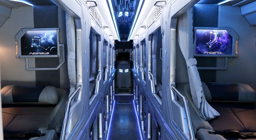 Xe An Bình (Thái Bình) Tiện ích Nội thất Limousine giường phòng 22 chỗ