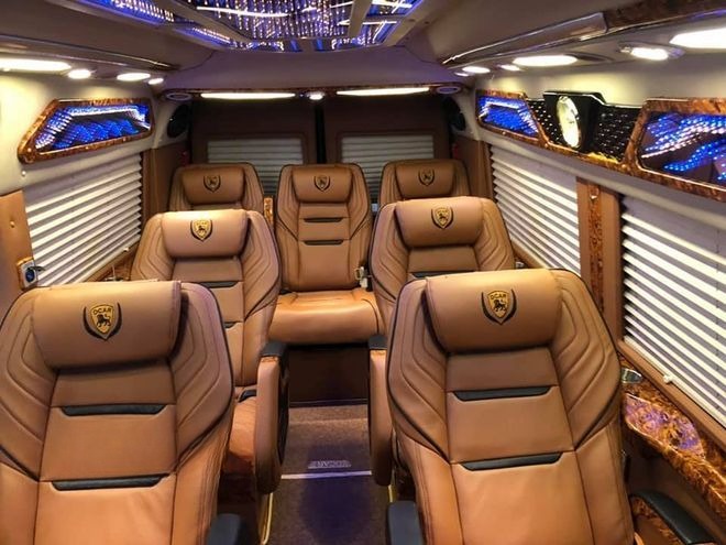 Xe Tuấn Anh Limousine (Tam Đảo) Ghế ngồi Tiện ích Nội thất 