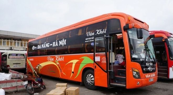 Xe Vân Khôi Bên hông xe Giường nằm 40 chỗ