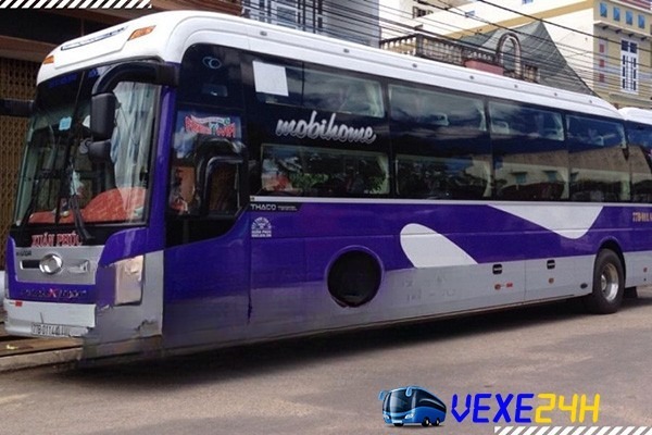 Xe Xuân Phúc Mặt trước xe Bên hông xe Limousine giường nằm 34  chỗ