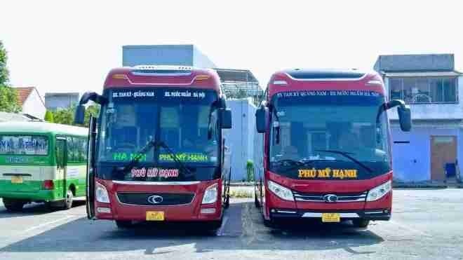 Xe Phú Mỹ Hạnh Mặt trước xe Limousine 34 giường nằm