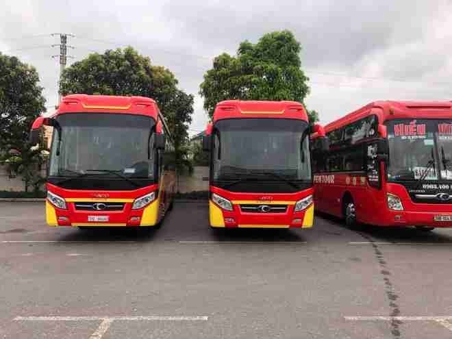 Xe Hiếu Viện Mặt trước xe Giường nằm 40 giường