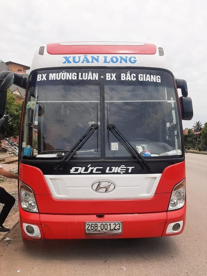 Xe Đức Việt Mặt trước xe Giường nằm 40 chỗ