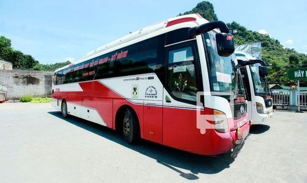 Xe Ngọc Cường Bên hông xe Giường nằm 40 chỗ
