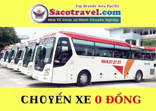 Xe Saco Travel Bên hông xe Mặt trước xe Ghế ngồi 45 chỗ 