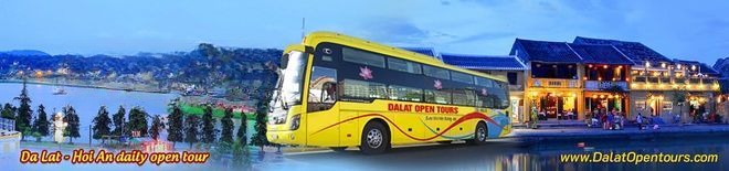 Xe DaLat Open Bên hông xe Giường nằm (40 giường)