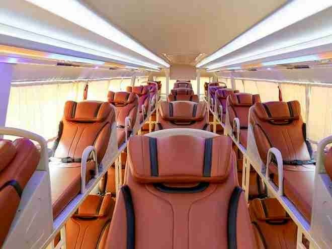 Xe Điền Linh Limousine Giường nằm Tiện ích Nội thất Giường nằm 40 giường
