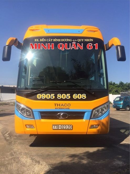 Xe Minh Quân 61 Mặt trước xe Giường nằm 36 chỗ