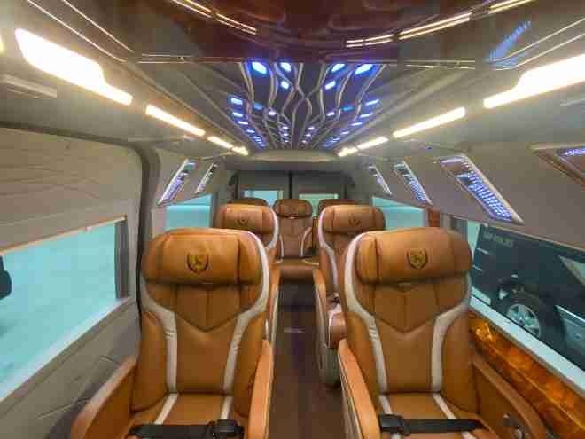 Xe Minh Quân (Thanh Hóa) Ghế ngồi Limousine 9 chỗ