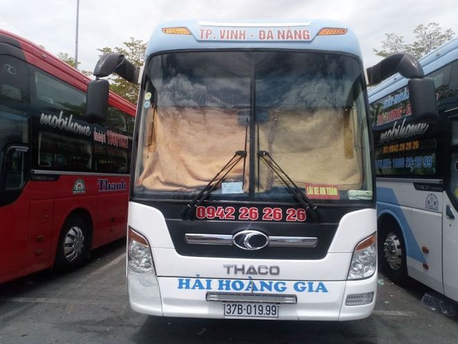 Xe Hải Hoàng Gia Mặt trước xe 
