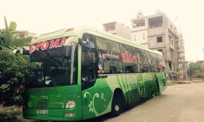 Xe Sao Mai Bên hông xe Mặt trước xe Giường nằm 46 ghế