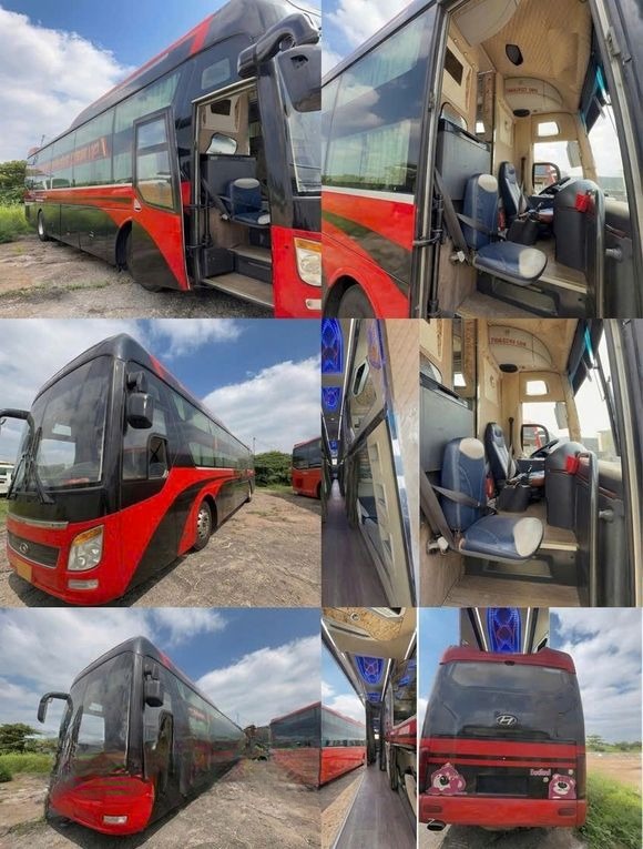 Xe Lux Express Tài Phát Bên hông xe Mặt sau xe Mặt trước xe 
