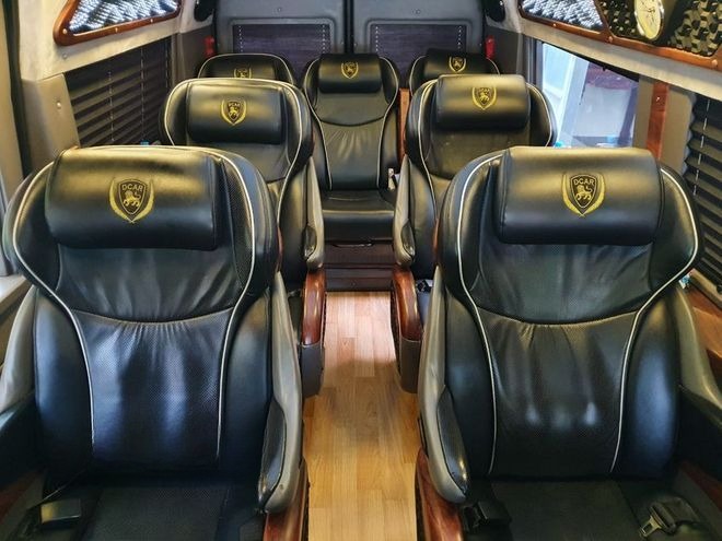 Xe Saco Travel Nội thất Ghế ngồi 16 chỗ