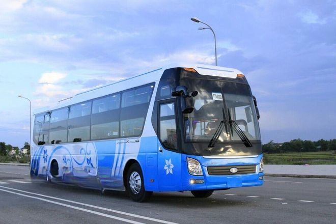 Xe Tánh Hạnh Mặt trước xe Bên hông xe Giường nằm 38 chỗ