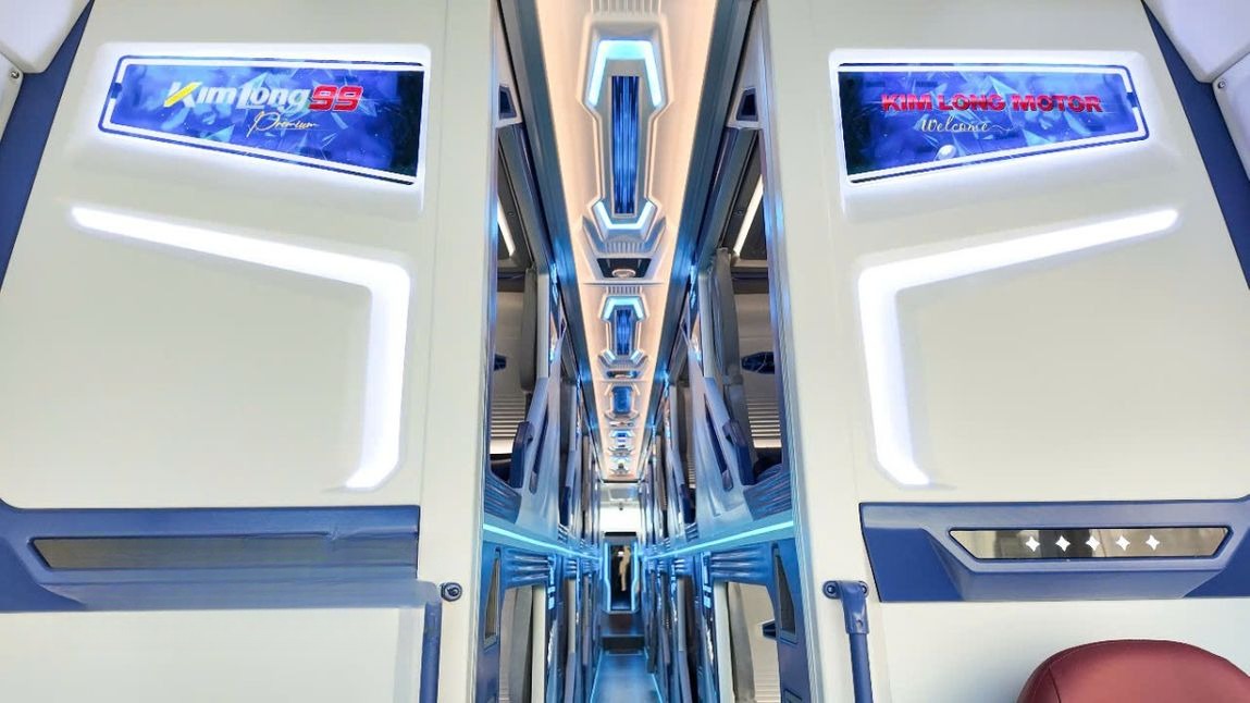 Xe Hoàng Long A Bờm Nội thất Limousine 22 giường