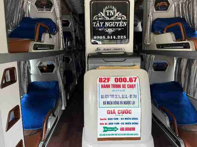 Xe Tây Nguyên Giường nằm Nội thất Limousine 34 Giường