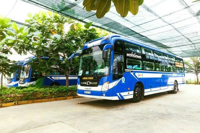 Xe Lovabus Mặt trước xe Giường nằm 43 chỗ