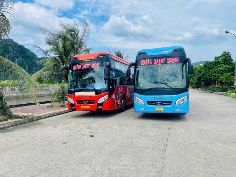 Xe Đức Duy Bus Mặt trước xe Limousine 34 phòng