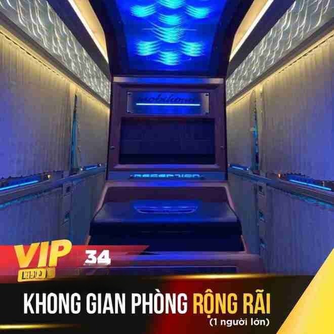 Xe Cường Thủy (Nghệ An) Tiện ích Nội thất Limousine 34 giường