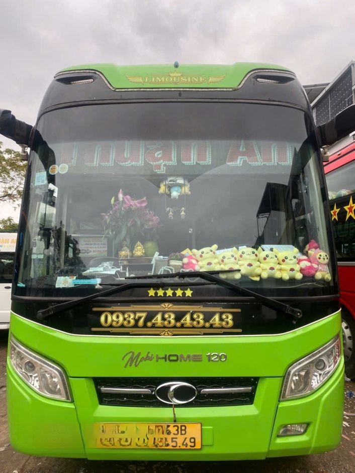 Xe Thuận An Mặt trước xe Giường nằm 34 chỗ