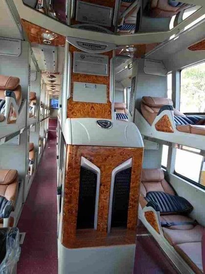 Xe Chơn Mỹ Limousine Nội thất Limousine giường nằm 32 chỗ