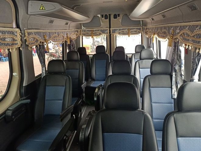 Xe Phú Bình (Quảng Ninh) Ghế ngồi Nội thất Tiện ích Ghế ngồi 16 chỗ