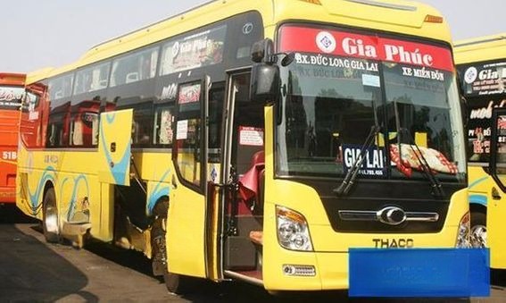 Xe Gia Phúc - Gia Lai Mặt trước xe Bên hông xe Giường nằm 36 chỗ