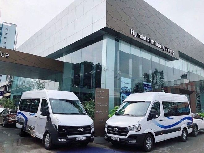 Xe Hải Duyên Mặt trước xe Ghế ngồi Ghế ngồi 16 chỗ